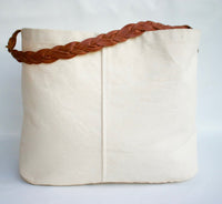 White Canvas Tote